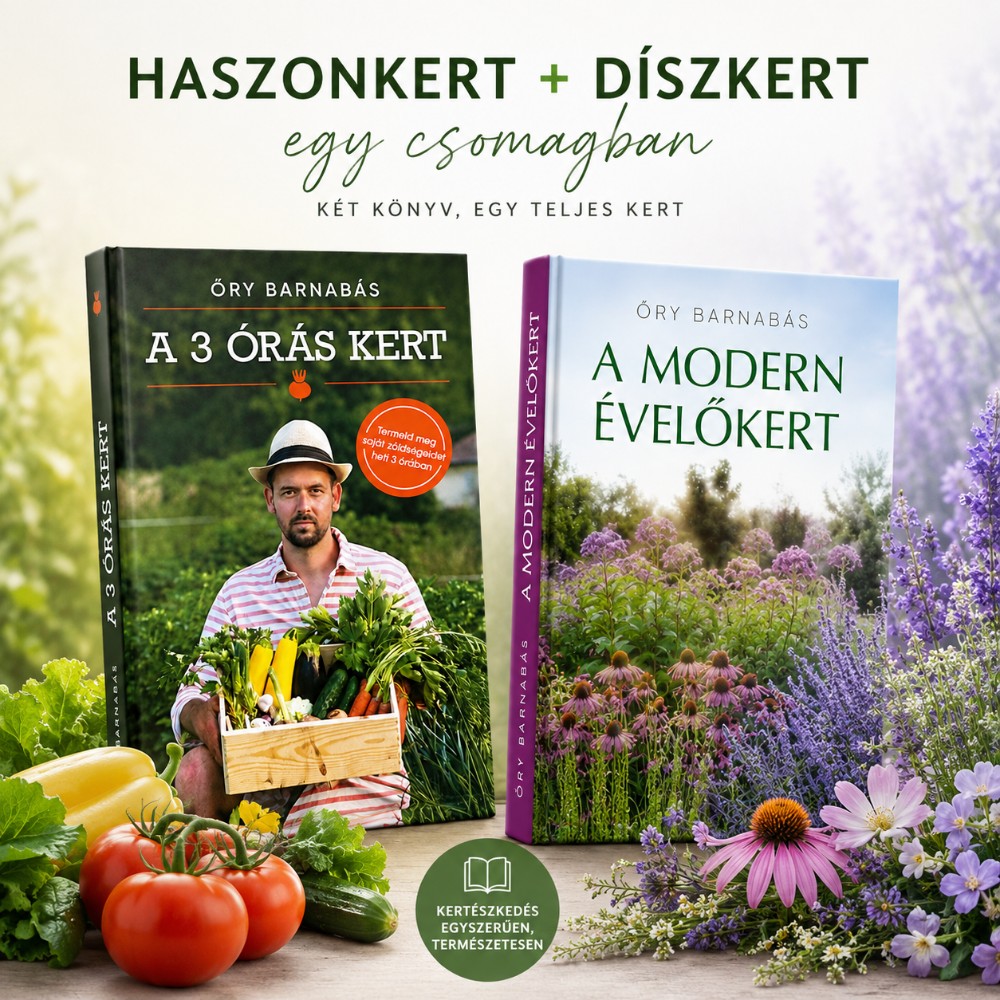 A 3 Órás Kert + A modern évelőkert könyvcsomag